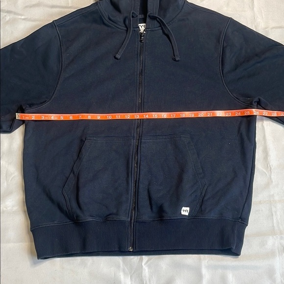 TYR Navy Blue Zip-Up Hoodie - Picture 5 of 8